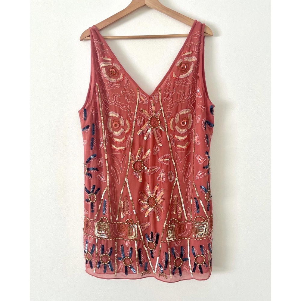 Free People Sequined Mini Dress